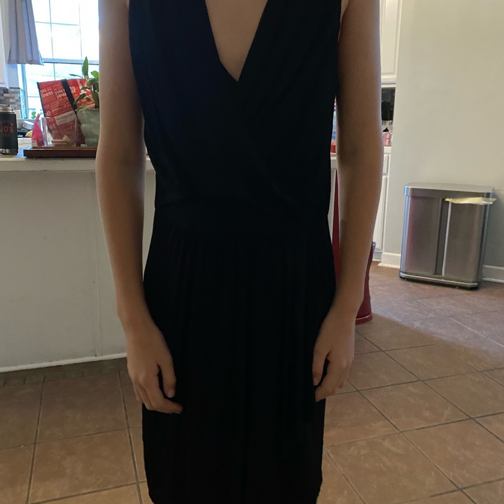 plain black dress